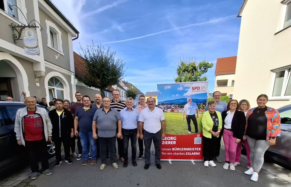 Eslarn. Der SPD-Ortsverein wählte eine neue Vorstandschaft um Georg Zierer junior und nominierte ihn zum Bürgermeisterkandidaten. Die Gemeindeprojekte wie die Kläranlage liegen im Plan.