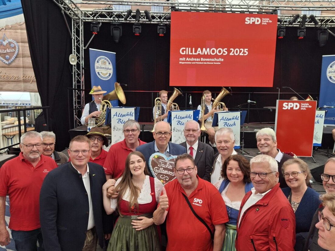Amberg-Sulzbach. Beim Gillamoos betonte die SPD mit Holger Grießhammer, Ronja Endres und Andreas Bovenschulte soziale Gerechtigkeit, Arbeit für alle und die Bedeutung von Einwanderung.