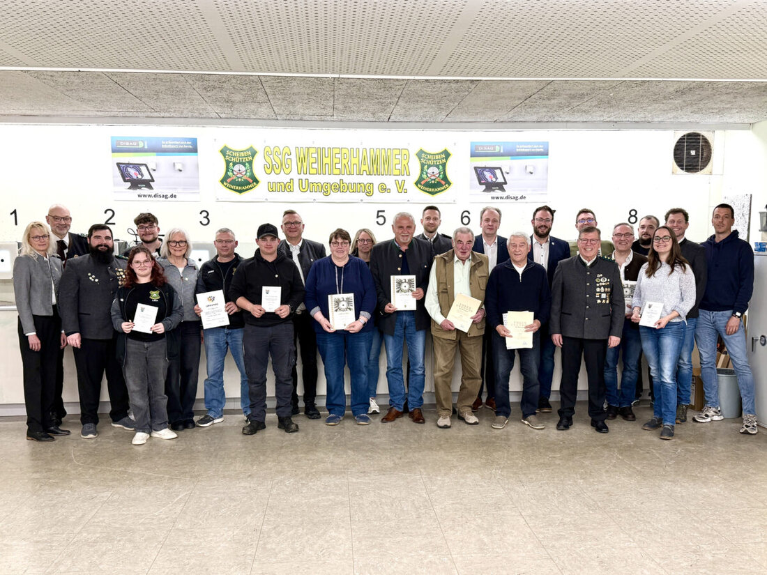 Weiherhammer. Bei der Jahreshauptversammlung der SSG blickte der Verein am 12. April 2026 auf ein starkes Jahr mit sportlichen Erfolgen, engagierter Jugendarbeit und treuen Mitgliedern zurück.