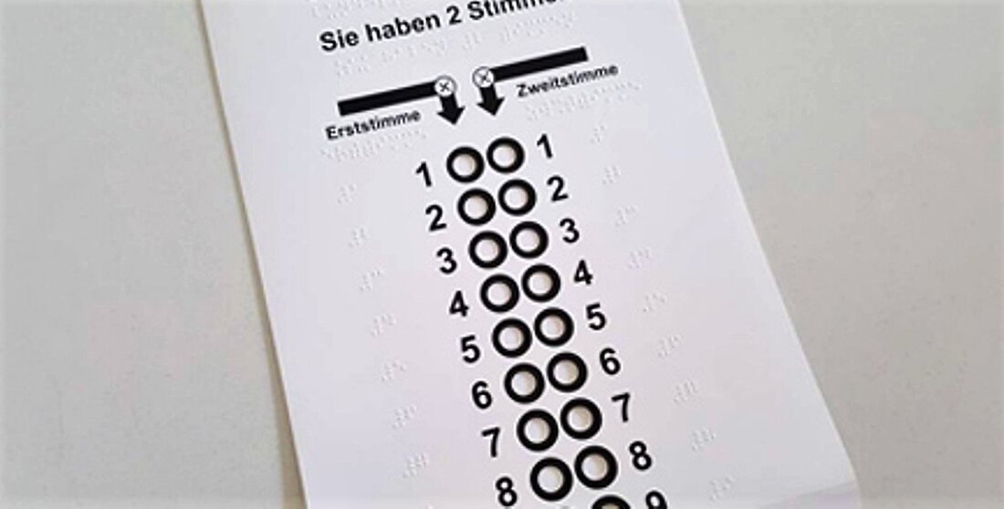 Weiden. Bei den Bundestagswahlen am 24. September können Blinde sowie Wählerinnen und Wähler mit Sehbehinderung ihre Stimme mit Hilfe einer Stimmzettelschablone eigenständig und ohne Hilfe einer Vertrauensperson abgeben. Die Schablone, [&hellip;]