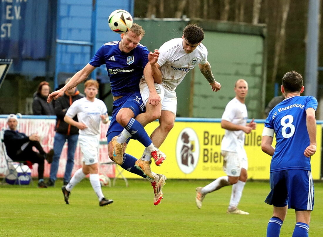 Etzenricht. Der SV Etzenricht besiegt den TSV Bogen in der Landesliga Mitte mit zwei zu eins. Noah Scheler entscheidet nach Führung und Ausgleich, obwohl die Gäste mehr Ballbesitz haben.
