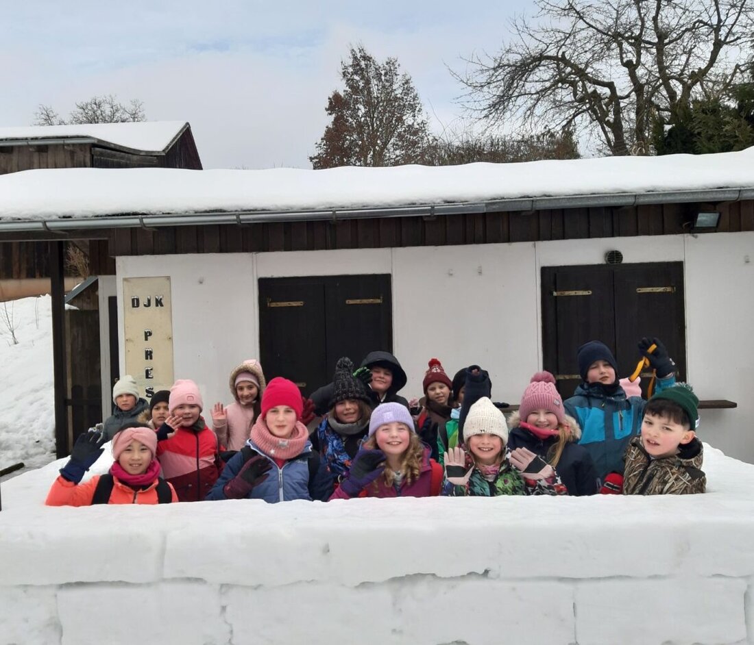 Pressath. Anfang Februar verlegten die Grundschulklassen ihren Sportunterricht auf den Schlittenberg in Wollau, fuhren rasant talwärts und bauten Schneeburgen. Rund 120 Kinder kamen mit Lehrkräften, Freude war groß.