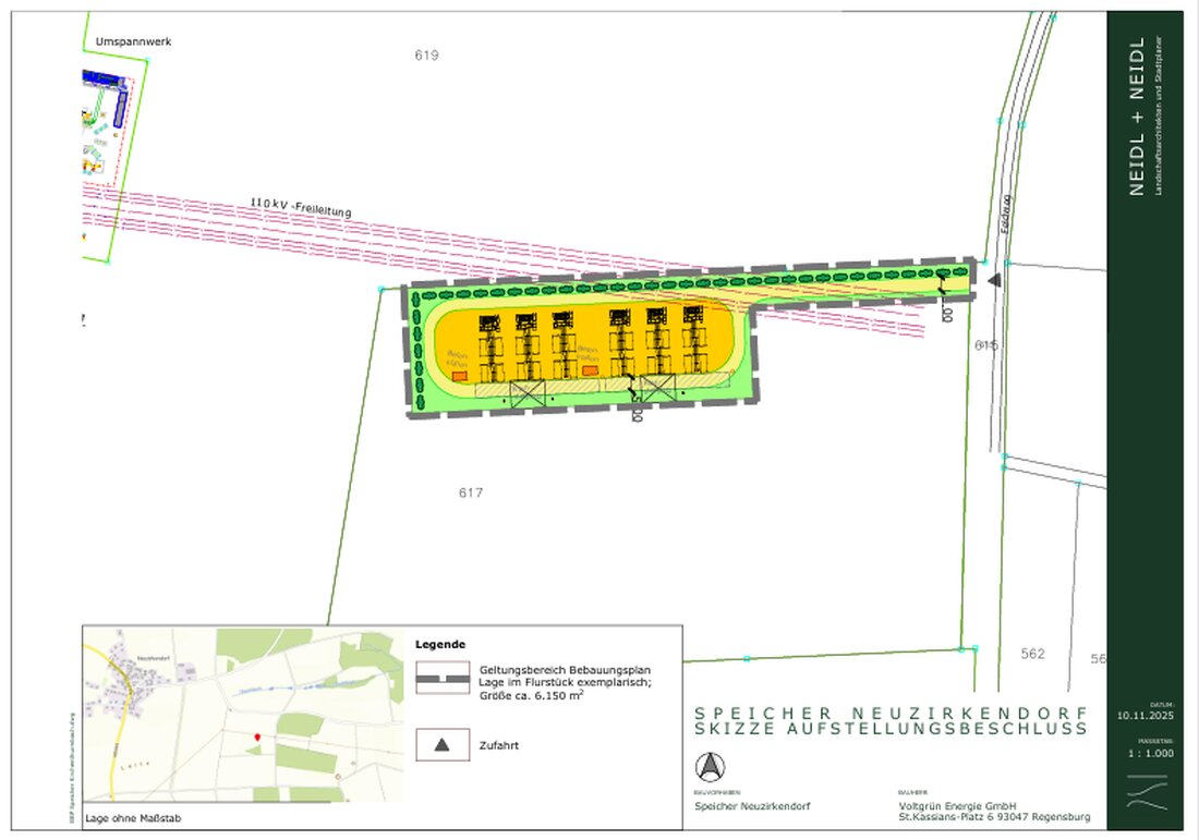 Kirchenthumbach. Ein geplanter Batterie-Großspeicher bei Neuzirkendorf soll die Energiewende vor Ort stützen. Der Marktgemeinderat gab grünes Licht für das Verfahren und fordert Vorteile für die Bürger.
