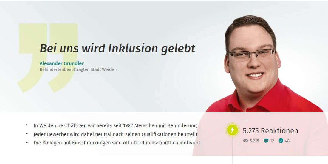 Weiden. „Diversity und Inklusion – das war für uns bereits ein Thema, als die Worte hierzulande noch weitestgehend auf Unverständnis stießen. Seit 1982 beschäftigen wir in der Stadtverwaltung und den [&hellip;]
