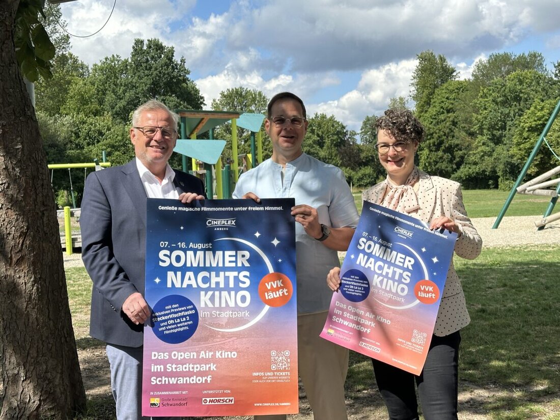 Schwandorf. Nach zweijähriger Pause verwandelt das Sommernachtskino vom 7. bis 16. August 2026 den Stadtpark wieder in ein Open-Air-Kino mit zehn Abenden voller Filmmagie. Komödien, Familienfilme und die Eberhofer-Preview locken.