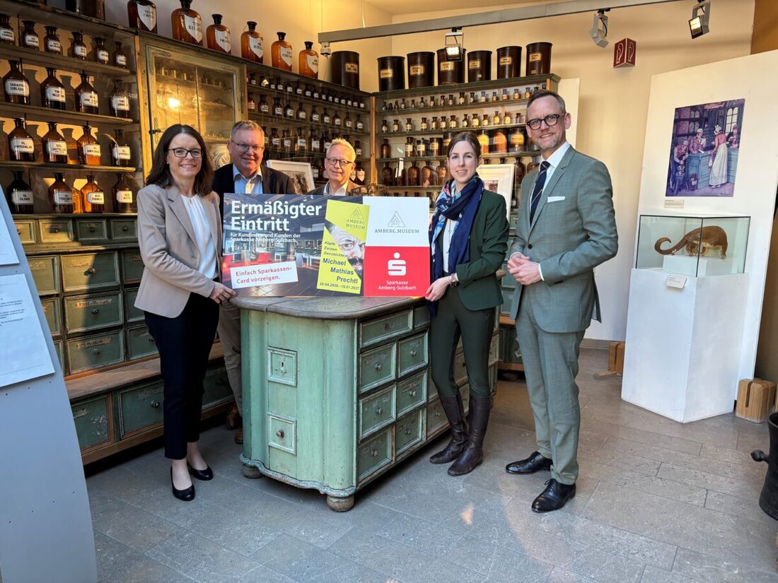 Amberg. Die Sparkasse Amberg-Sulzbach und das Stadtmuseum vertiefen 2026 die Kooperation: Wer seine Sparkassen-Card zeigt, erhält ermäßigten Eintritt. Höhepunkt ist die Prechtl-Schau ab 26. April zum 100. Geburtstag Prechtls.