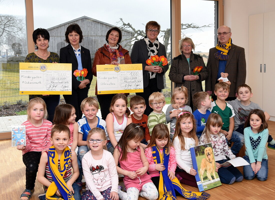 Püchersreuth. Die Kinder des St.-Josef-Kindergartens hatten sich schon auf den Besuch des Lions-Clubs Neustadt/WN-Lobkowitz vorbereitet, hatten ein Lied zur Begrüßung einstudiert und Blumen aus Pappe gebastelt. Auch über die Spendenschecks [&hellip;]