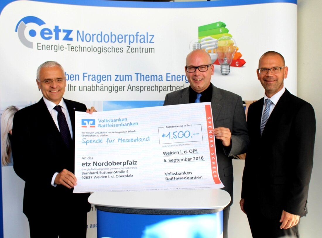 Weiden/Neustadt/WN/Tirschenreuth. Die Raiffeisenbanken und Volksbanken der Stadt Weiden und der Landkreise Neustadt/WN und Tirschenreuth haben wieder eine große Summe gespendet. Diesmal ging die Spende an das etz Nordoberpfalz Energie-Technologisches Zentrum.  [&hellip;]