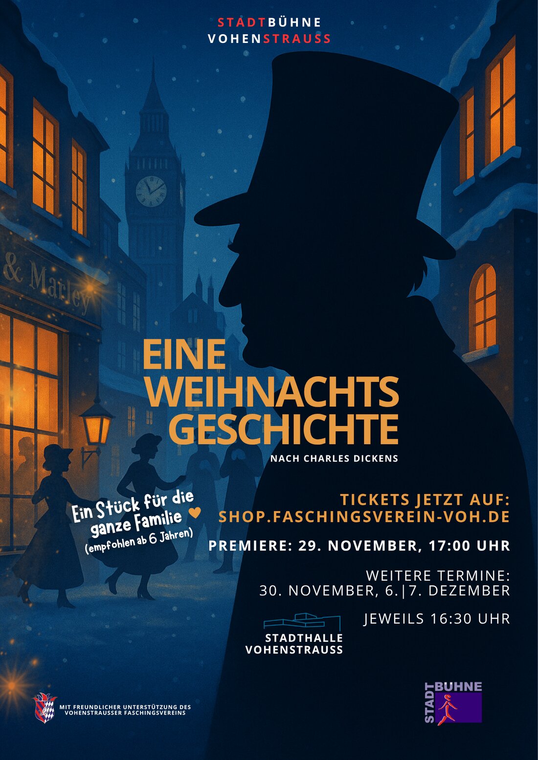 Vohenstrauß. Bei der Stadtbühne Vohenstrauß rührt sich etwas, und aktuell gibt es Tickets für zwei sehenserte Produktionen. Klassisches Theater und zeitgenössischer Tanz in Stadthalle und Friedrichsburg.