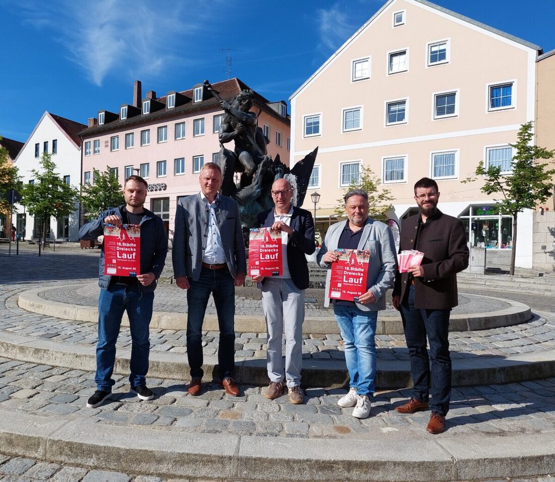 Teublitz. Der 16. Städtedreieckslauf von Burglengenfeld, Maxhütte-Haidhof und Teublitz steigt am 15. August 2026 und bringt einige Änderungen. Anmeldung ist geöffnet, Startpunkte wechseln, das Ziel liegt an den Naabauen.
