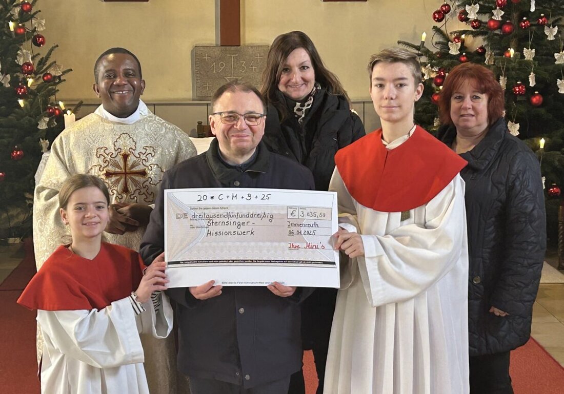 Immenreuth. Sternsinger sammeln rekordverdächtige 3.035,50 Euro für Kinder in Kenia und Kolumbien, unterstützen Bildung, Gesundheit und Ernährung.