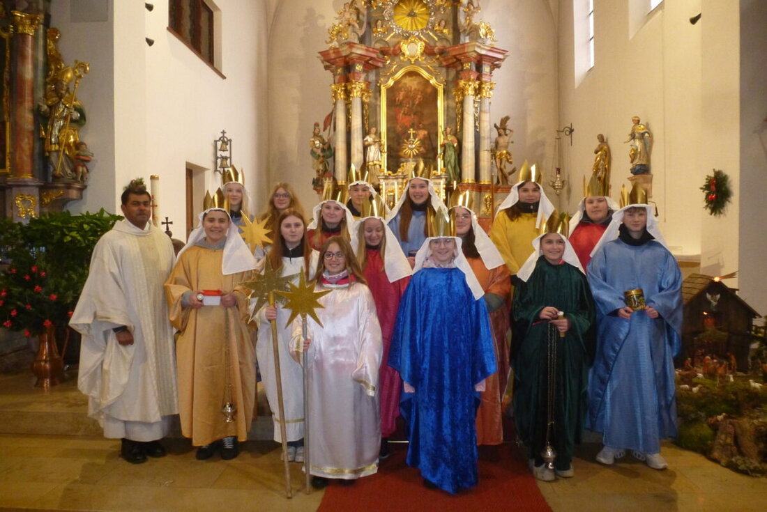 Kaltenbrunn. 15 Sternsinger sammelten am Dreikönigstag über 3.000 Euro für notleidende Kinder in Kolumbien und Kenia. Das Spendenergebnis beträgt erfreuliche 3011,55 Euro.