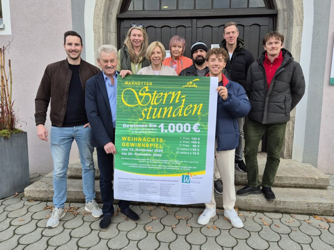 Maxhütte-Haidhof. Die Maxhütter Sternstunden begleiten auch in diesem Jahr wieder die Vorweihnachtszeit und laden alle Bürgerinnen und Bürger zum Mitmachen ein.