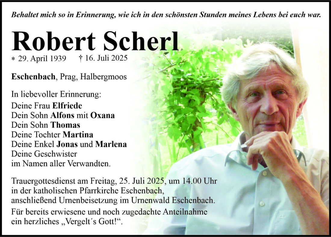 Begleitet durch: Bestattung Bauer - Weiden