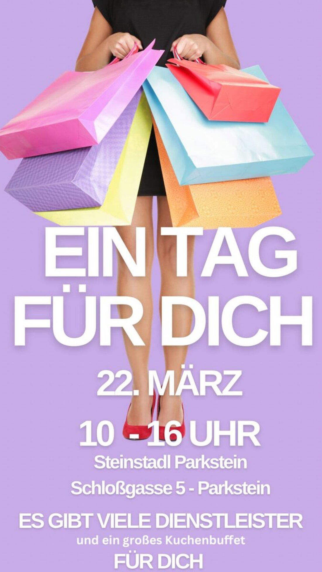 Parkstein. Am 22. März findet von 10 bis 16 Uhr der erste "Tag für dich" im Steinstadel statt, eine Plattform zum Entdecken neuer Produkte und Netzwerken. Die Veranstaltung bietet ein vielfältiges Angebot von lokalen Direktvertrieben, Beratung und Genussmomente mit Kaffee und Kuchen.