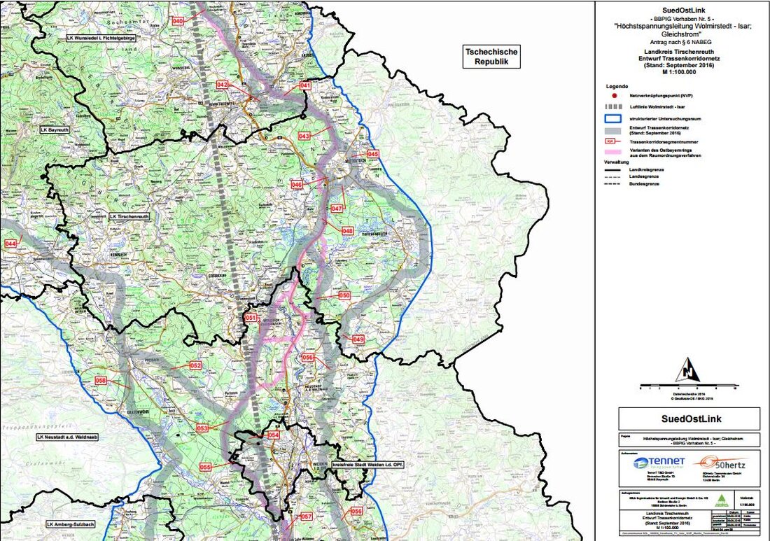 Weiden/Tirschenreuth/Neustadt/WN. Tennet hat jetzt seine Pläne zur SüdOstLink Trasse den Bundestags- und Landtagsabgeordneten vorgestellt. Laut Albert Rupprecht bleiben allerdings einige Fragen offen.  Tennet hat sich für die östliche Variante des [&hellip;]