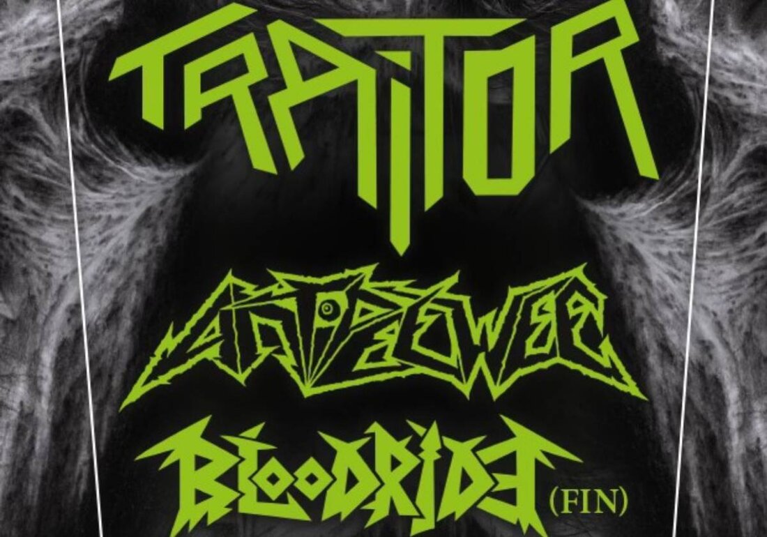 Weiden. Im Salute Club in Weiden findet am 5. September 2025 ein Thrash Metal Konzert statt, an dem Bands wie BLOODRIDE, ANTIPEEWEE und TRAITOR auftreten. Tickets sind auf okticket.de verfügbar.