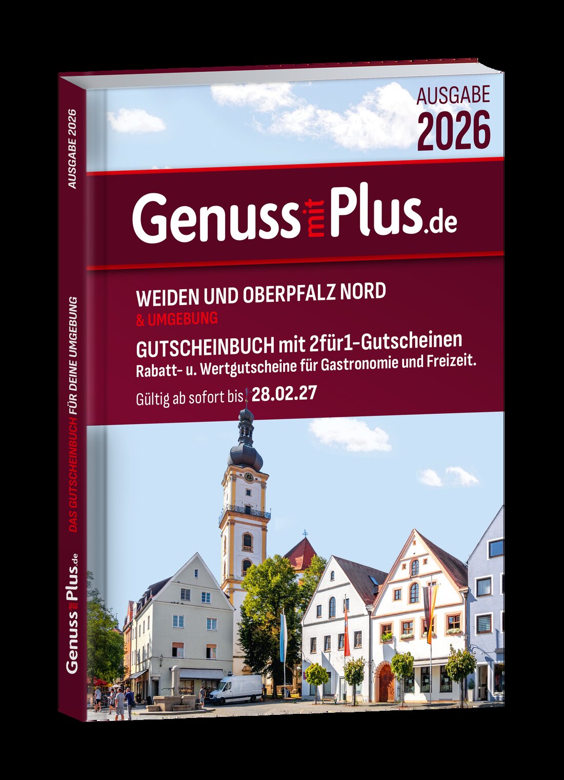 Weiden. Das beliebte Gutscheinbuch für die Region Weiden ist zurück – und kommt 2026 in neuem Gewand. Es heißt jetzt „Genuss mit Plus“ und steckt wieder voller regionaler Highlights. Und das Beste: OberpfalzECHO verlost zehn Exemplare an seine Leser.