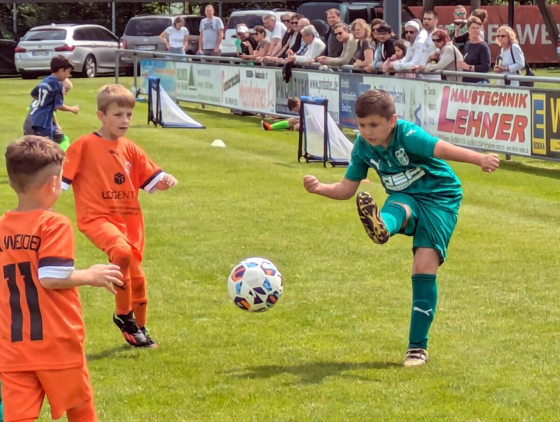 Rieden. Beim EDEKA Wiesmeth Next-Generation-Cup sorgten 31 Mannschaften mit 414 Toren für Spannung. Die DJK Weiden dominierte bei den F-Junioren, während die SpVgg Wolfsegg bei den Bambinis triumphierte.