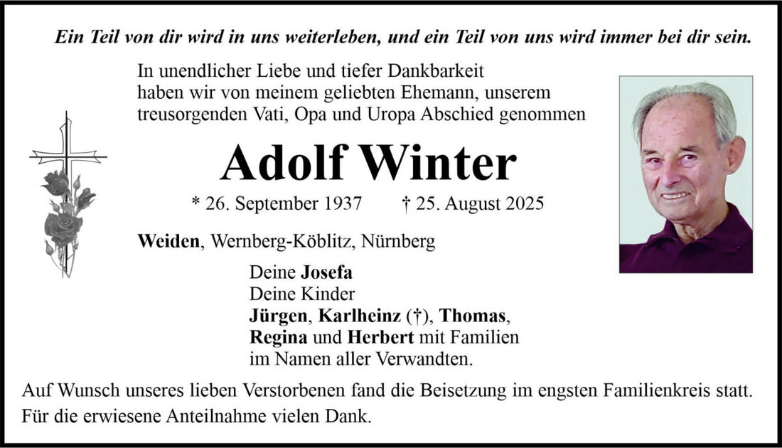 Begleitet durch: Bestattung Bauer - Weiden