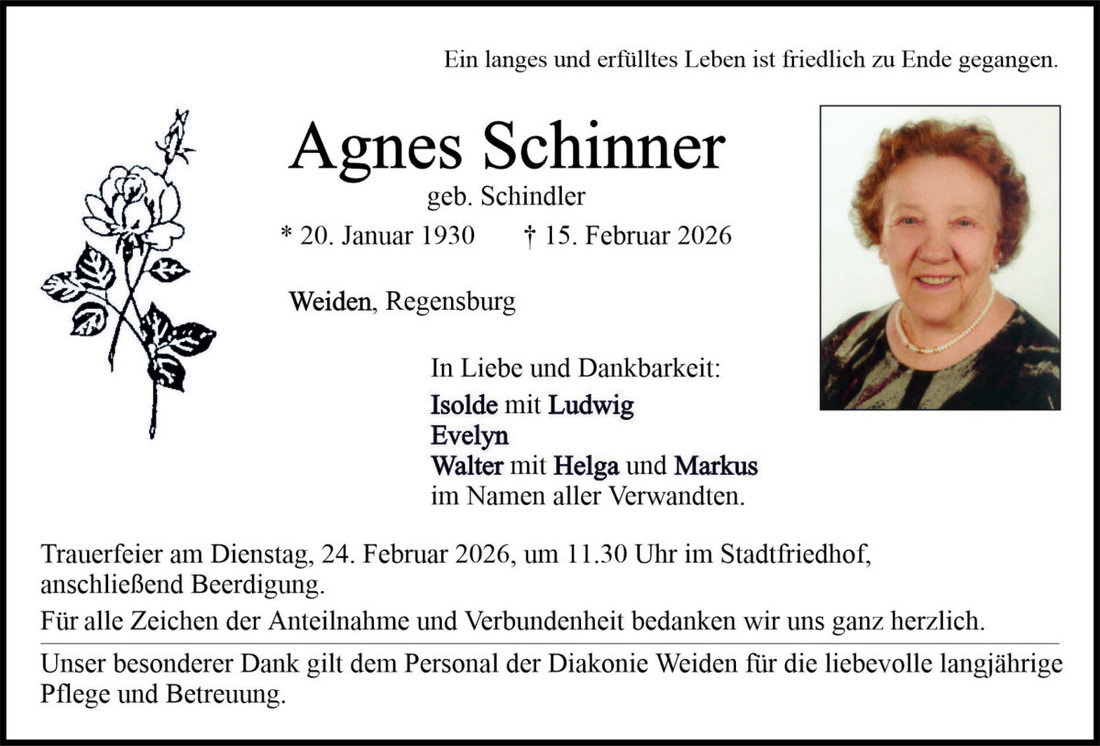 Begleitet durch: Bestattung Bauer - Weiden