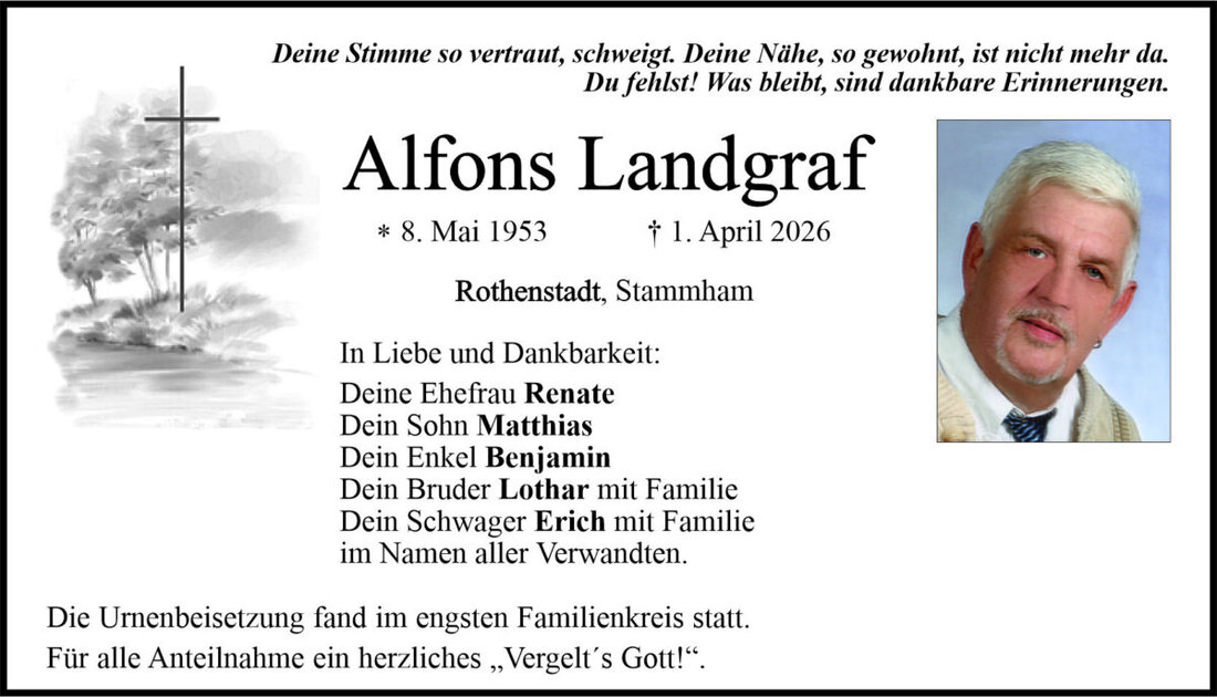 Begleitet durch: Bestattung Bauer - Weiden