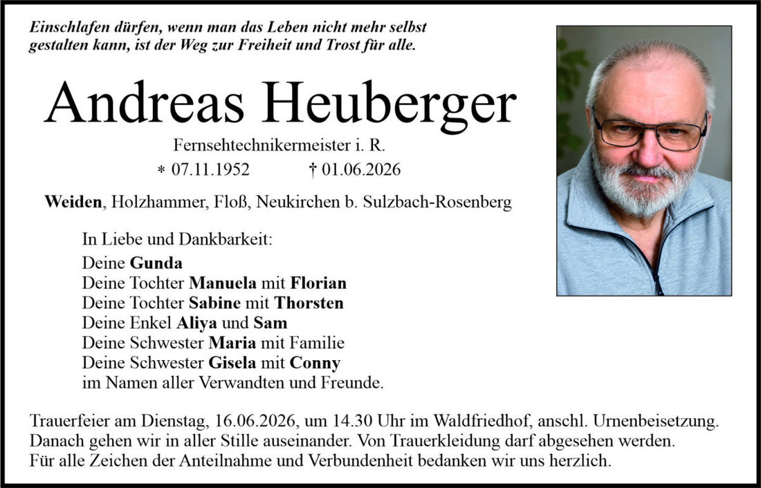 Begleitet durch: Bestattung Bauer - Weiden