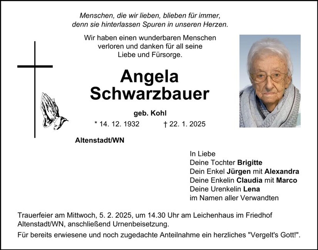 Begleitet durch: Bestattung Schmid - Neustadt/WN