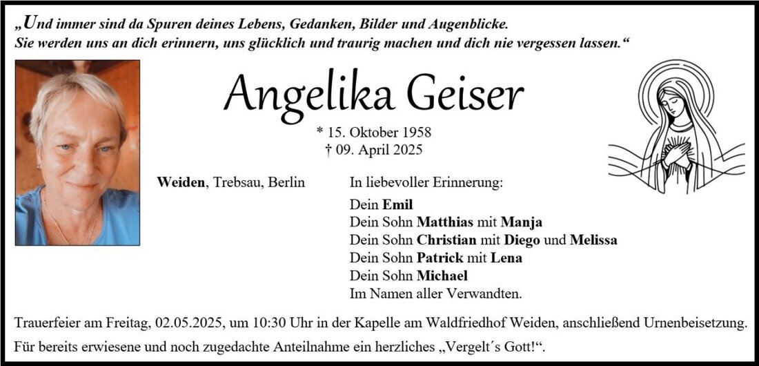 Begleitet durch: Bestattung Gronauer - Altenstadt/WN