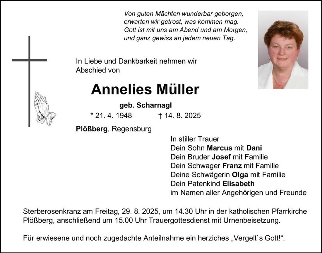 Begleitet durch: Bestattung Schmid - Neustadt/WN