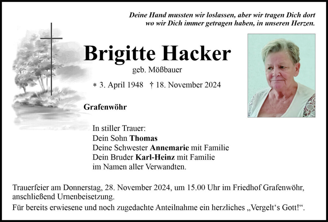 Begleitet durch: Bestattung Bauer - Weiden