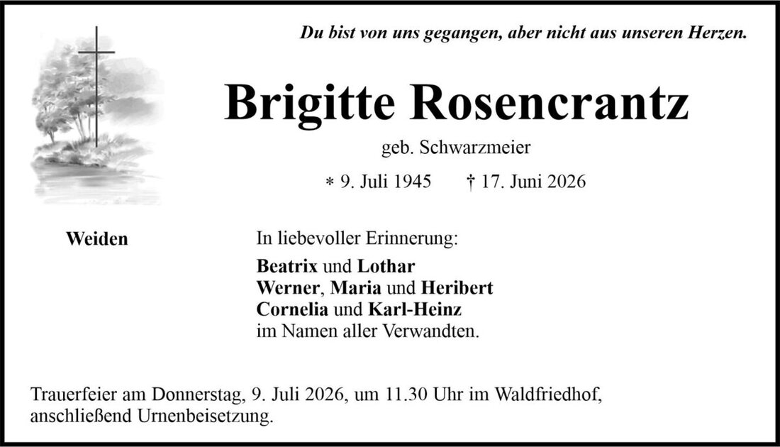 Begleitet durch: Bestattung Bauer - Weiden