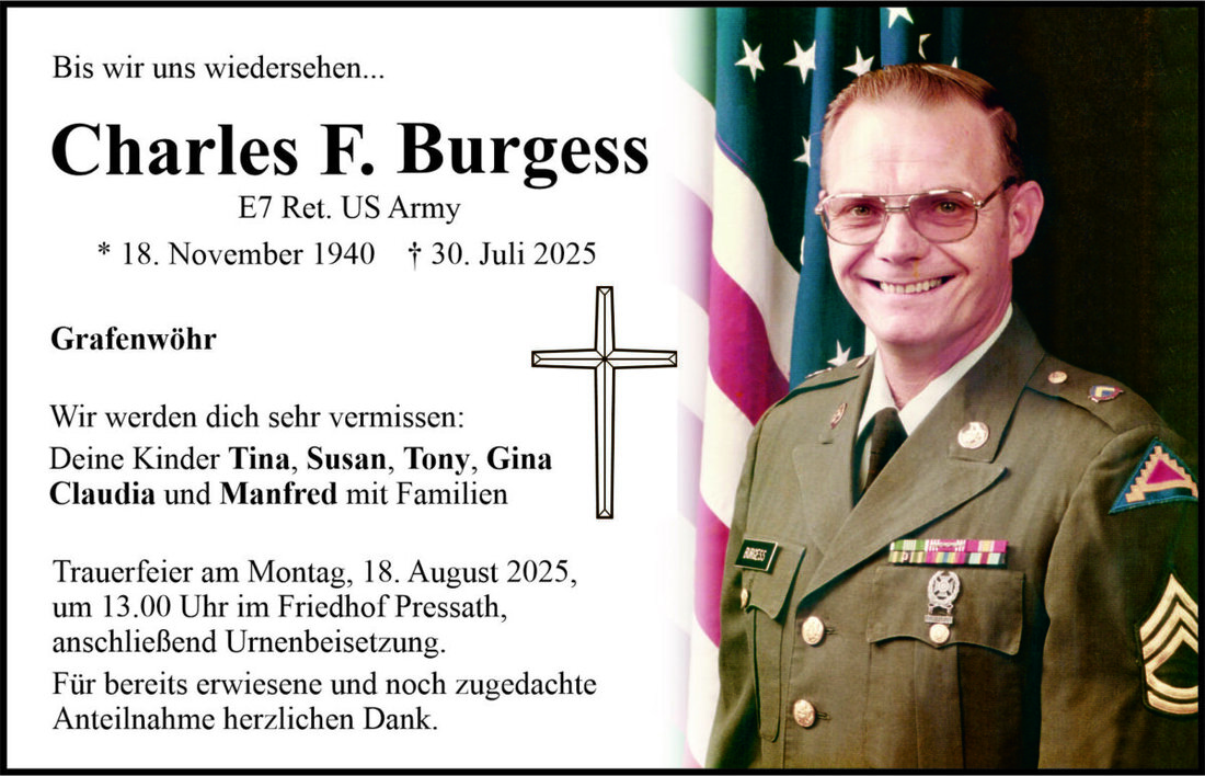 Begleitet durch: Bestattung Bauer - Weiden