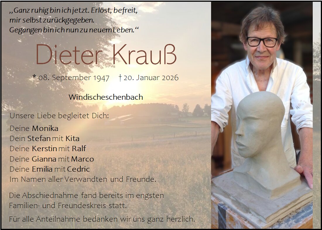 Begleitet durch: Bestattung Gronauer - Altenstadt/WN