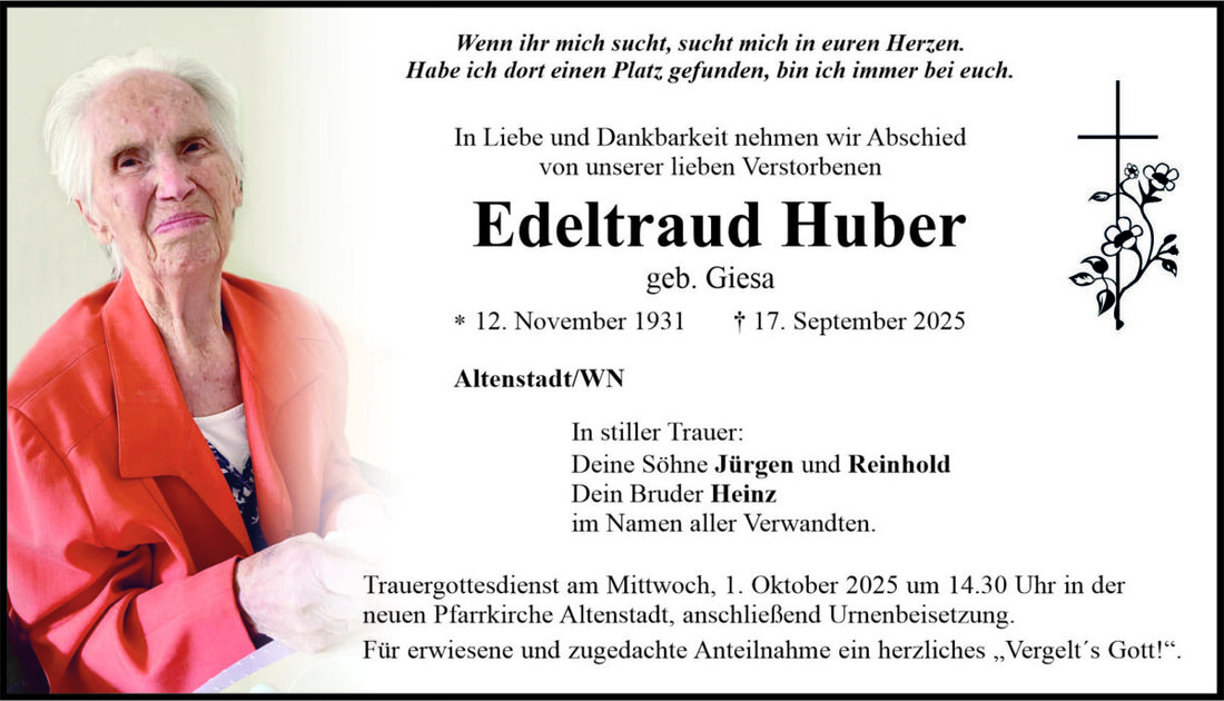 Begleitet durch: Bestattung Bauer - Weiden