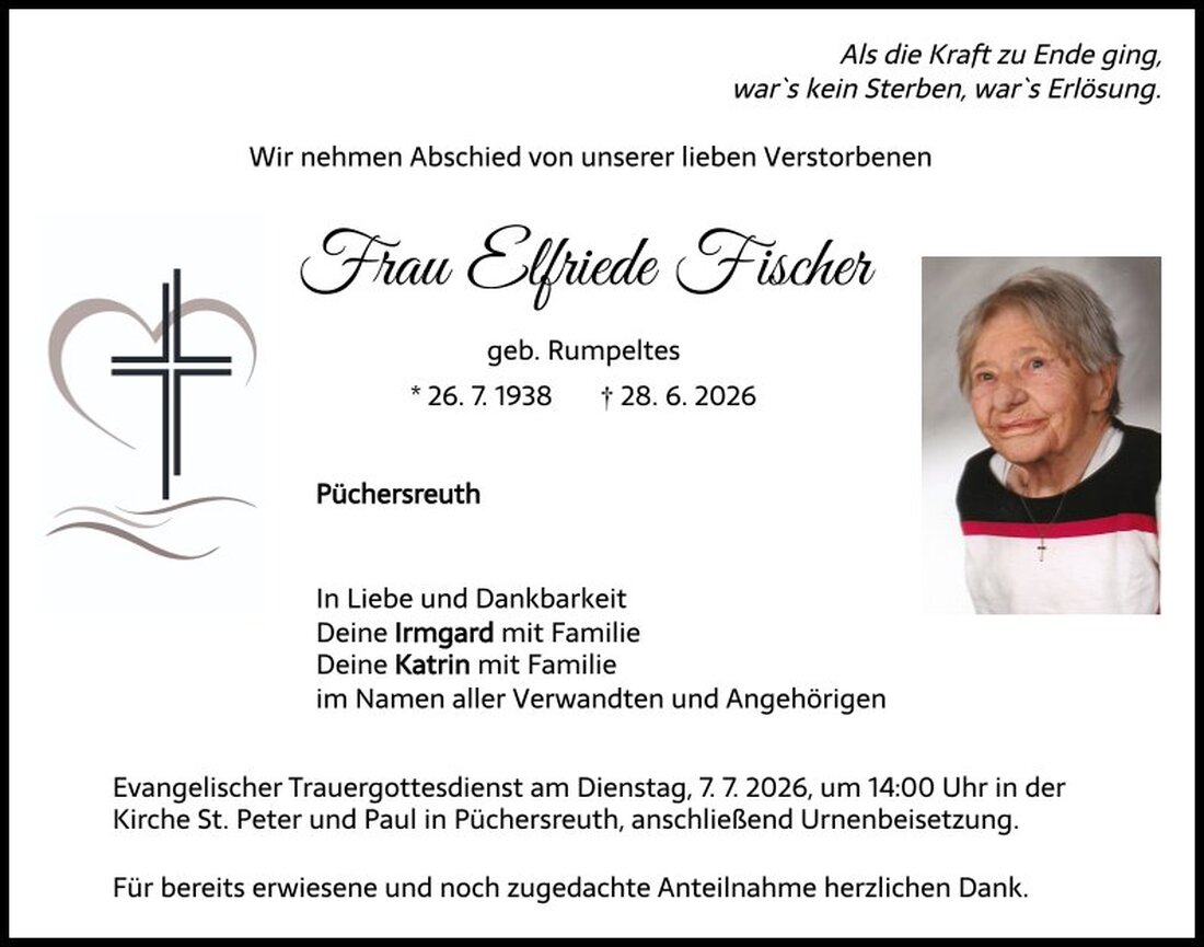 Begleitet durch: Bestattung Schmid - Neustadt/WN