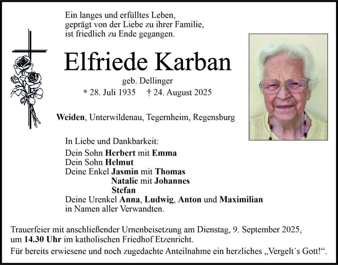 Begleitet durch: Bestattung Bauer - Weiden