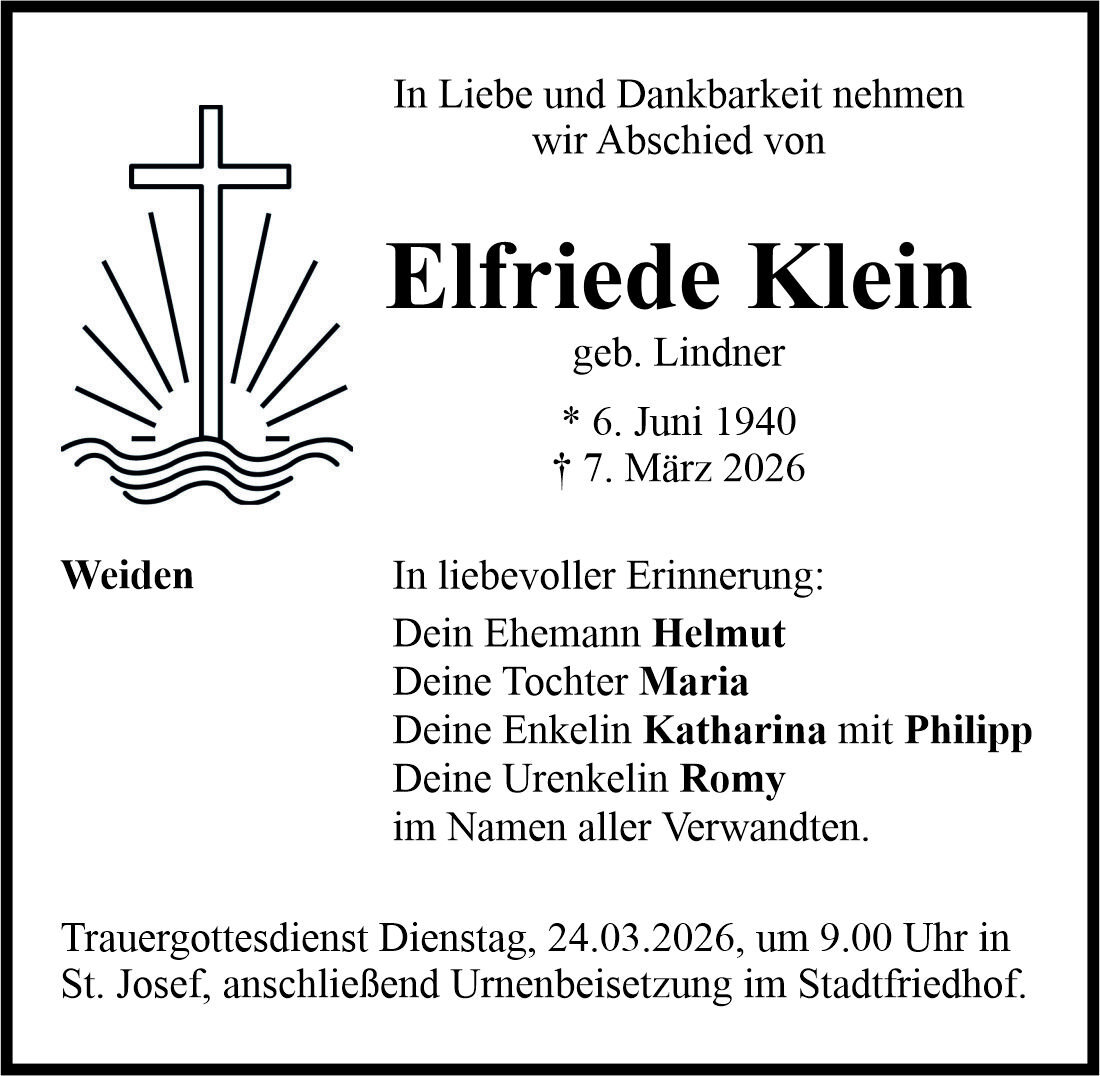 Begleitet durch: Bestattung Bauer - Weiden