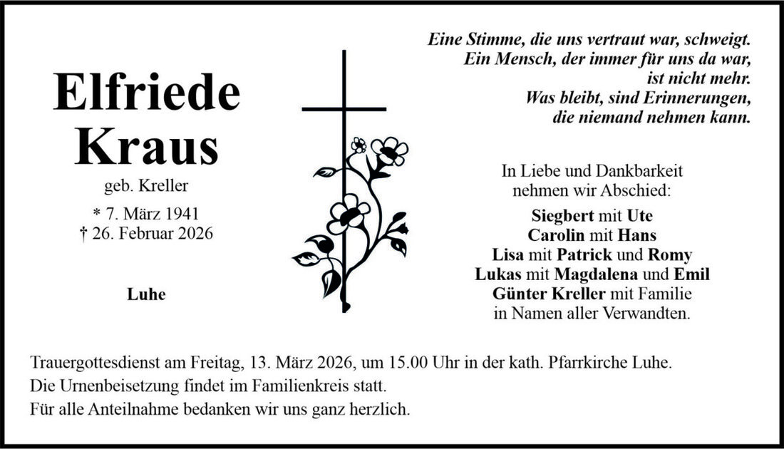 Begleitet durch: Bestattung Bauer - Weiden