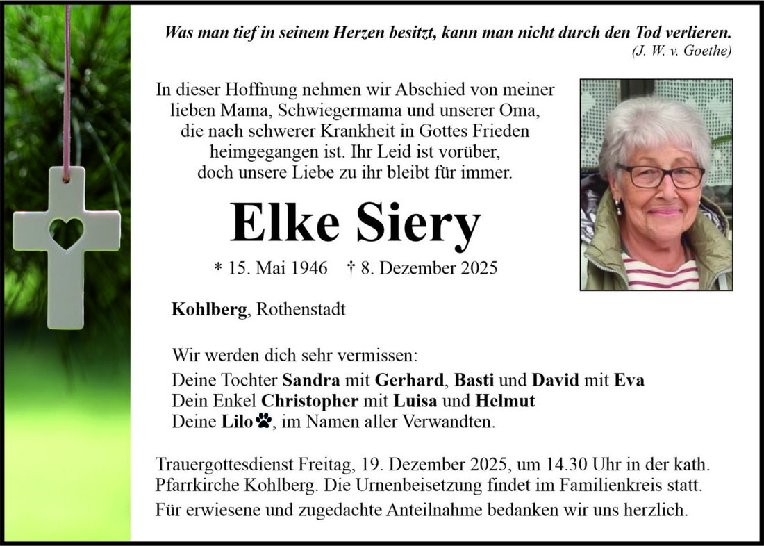 Begleitet durch: Bestattung Bauer - Weiden