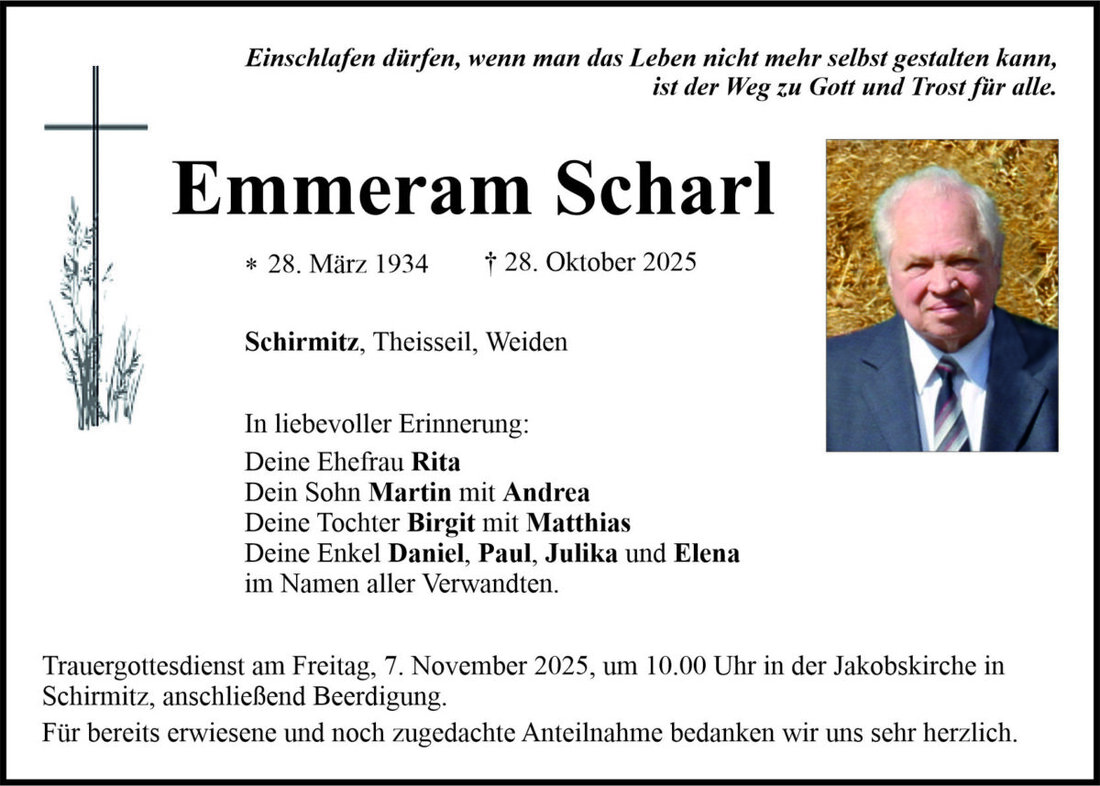 Begleitet durch: Bestattung Bauer - Weiden