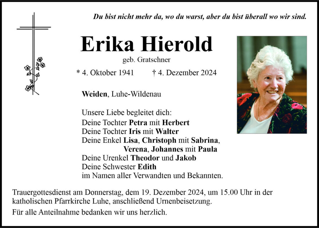 Begleitet durch: Bestattung Bauer - Weiden