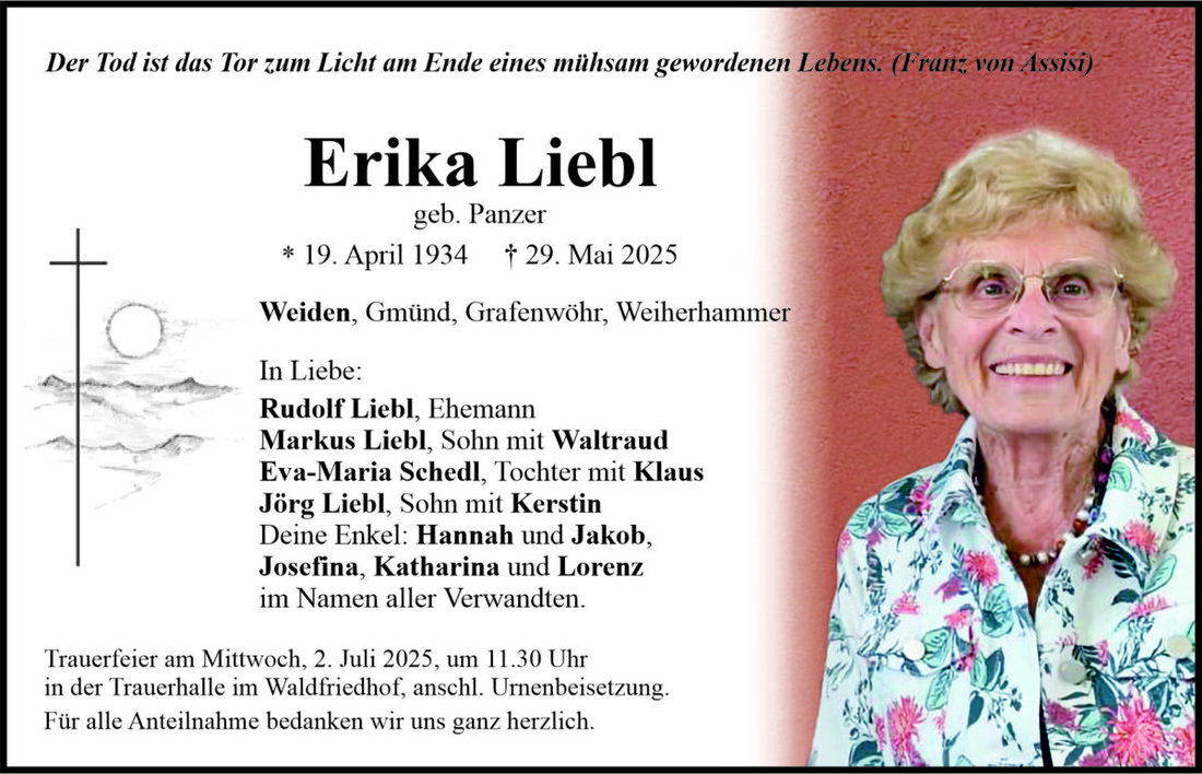 Begleitet durch: Bestattung Bauer - Weiden