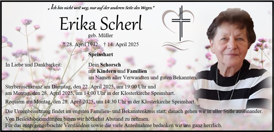 Begleitet durch: Bestattung Gronauer - Altenstadt/WN