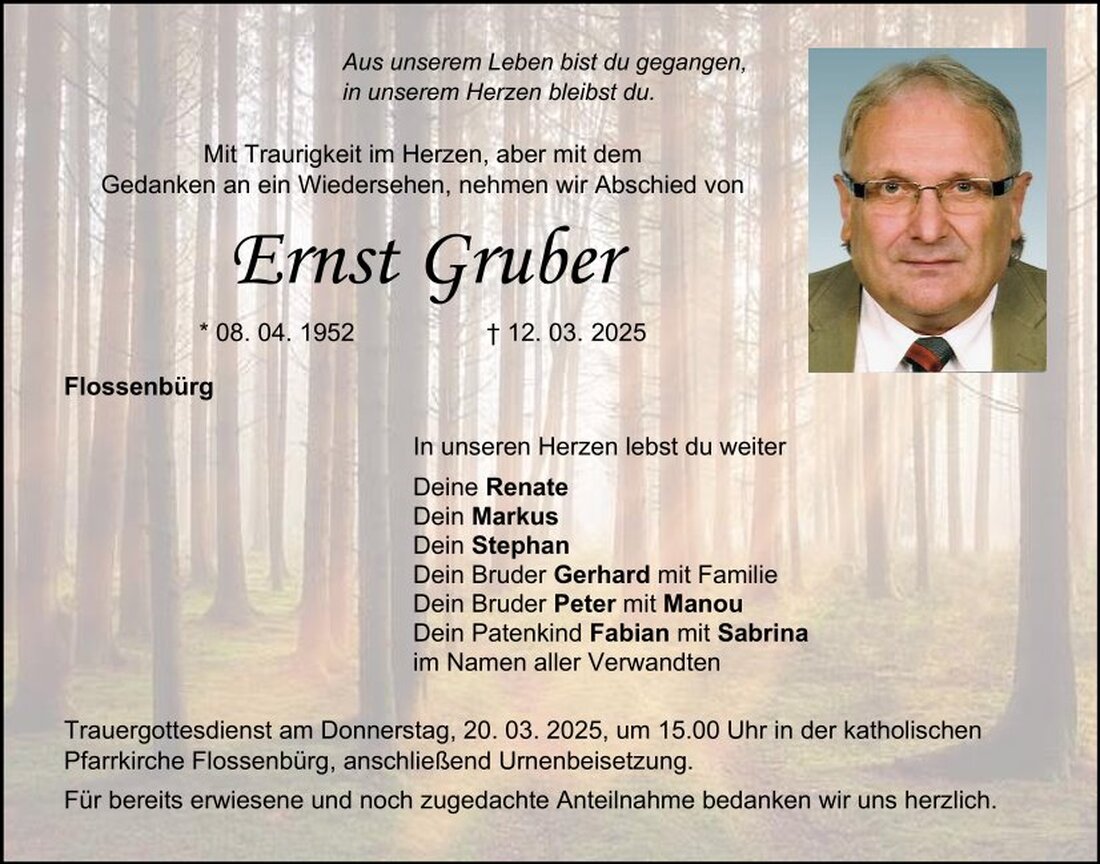 Begleitet durch: Bestattung Schmid - Neustadt/WN