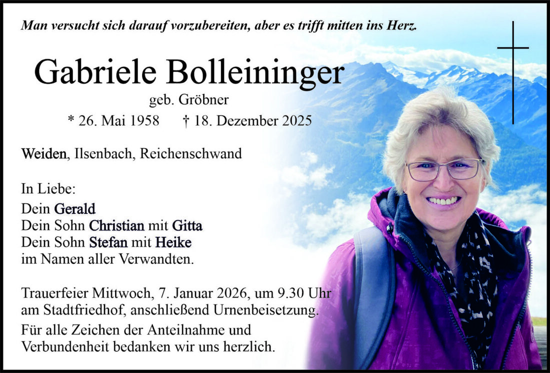 Begleitet durch: Bestattung Bauer - Weiden