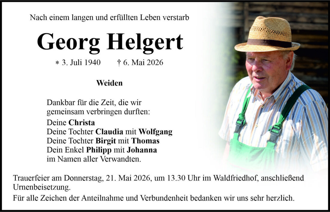 Begleitet durch: Bestattung Bauer - Weiden