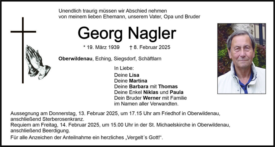 Begleitet durch: Bestattung Bauer - Weiden