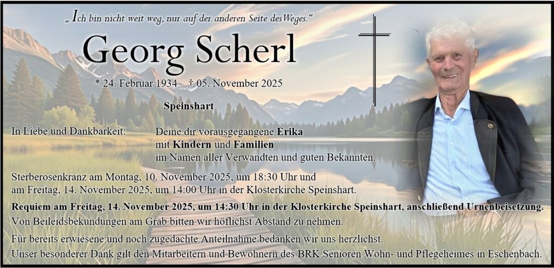 Begleitet durch: Bestattung Gronauer - Altenstadt/WN