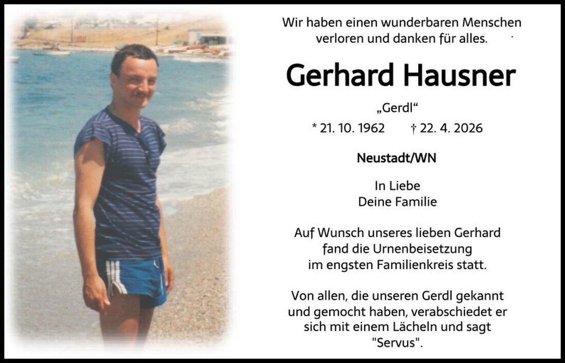 Begleitet durch: Bestattung Schmid - Neustadt/WN